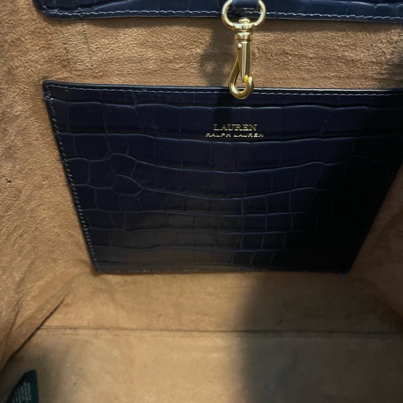 Lauren Ralph Lauren Snake Skin Tote - Picture 5 of 7